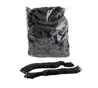 OULIGET Fodere per vasino con elastico, sacchetti portatili per vasino, usa e getta, per bambini e neonati, 43 x 20 cm, nero