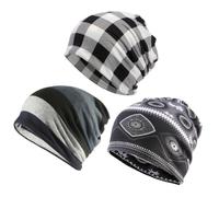 Oulitigy Cappello Chemio per Unisex Perdita di Capelli Turbanti Beanie Cappelli 3 Pack Cancro Sciarpe Bandane Beanie Hat