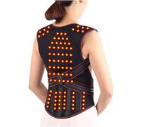 OUlxxluo Correttore posturale per Terapia Magnetica autoriscaldante per Adulti, Corsetto, Gilet, Spalla Posteriore, Vita, Collo, Supporto Lombare, per Donne e Uomini, Sollievo dal Dolore,L,Black