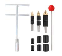 Oumefar 1 Imposta Kit di Arresti per Tubi, Tappi di Acqua Calda a 3 Dimensioni (1/2 '', 3/4 '', 1 '') con T-Wrench, Guarnizione a Pressione 60psi per Emergenza per Tubi di Scoppio