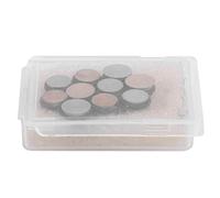 Oumefar 10 Pezzi Tappo per Flauto in Metallo, Tappo per Foro Aperto, Parti di Riparazione per Strumenti a Fiato con Fissaggio Universale in Silicone Metallico per Musicista