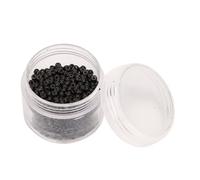 Oumefar 1000 Pz Silicone Micro Collegamenti Anelli Perline Strumento di Estensione Dei Capelli 3mm X 2mm Anelli di Collegamento Estensione Professionale per Tutti I di (marrone scuro marrone scuro)