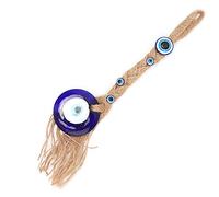 Oumefar 1pcs Turkish Glass Amulet Blue Lucky Eye Charm Turkish Evil Eye for Wall Hanging Lucky Protection