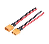 Oumefar 2 Pz/Set XT60 Femmina Maschio Adattatore del Connettore 14AWG Cavo di Silicone Filo RC Accessorio Buon Isolamento Elettrico
