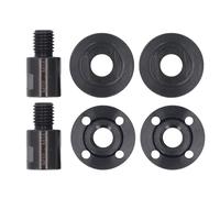 Oumefar 2 Set Angolo Smerigliatore Femmina a Maschio Adattatore in Lega Acciaio Calore Trattata M14 M10 Convertitore per Accessori per Macinazione Filettati per Trapano Seghe (M10 a M14)