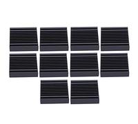 Oumefar 2280 Dissipatore di Calore 40 X 40 Dissipatore di Calore 10 Pezzi Adesivo Conduttivo Termico Dissipatore di Calore in Alluminio per Alette di Raffreddamento per Transistor 40 X 9 X 40 Mm 9x4x4