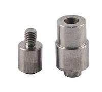Oumefar 2pcs Grommet Die Mold Hand Press Machine Occhiello Puncher Grommet Die Mold Strumento di Installazione Manuale per teloni in Pelle(12mm)