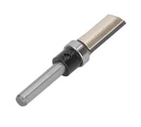 Oumefar 3 Pezzi a Doppio Flauto Dritto a Flauto, 1/2 "dia X 1" X 1/4 "set di Rivestimento in Acciaio in Acciaio Tungsteno, Alta Durezza per lo Slot di Taglio in Legno