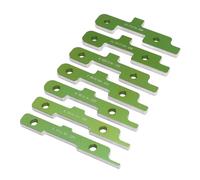Oumefar 7 PCS Router Tabella di Configurazione di Router, 1/8 "-1/2" Set di Altezza in Lega di Alluminio con Scatola di Archiviazione, Precisione ± 0,05 Mm