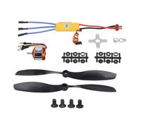 Oumefar A2212 Kit Motore a Spazzole Senza Spazzole 14t 14t, 30A ESC per Quadricottero RC 550, Supporti Dell'adattatore a Proposito, Kit di Aggiornamento Elicotteri