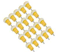 Oumefar Adattatore per Morsetto a Banana in Ottone, Tipo di Saldatura, Terminale di Messa a Terra per Connettore a Banana 4 Mm, Confezione 20 Pezzi (#4)