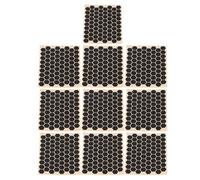 Oumefar Adesivo per Decalcomania a Impugnatura 10pcs, Assorbimento di Sudore Ultra Sottile Testurito Non Slip Imponti per il Telefono Cellulare Tastiera Nera