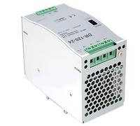 Oumefar Alimentatore ACDC 24V 5A 120W Alimentatore Switching Modulazione di Larghezza di Impulso Montaggio su Guida Din per Automazione Industriale con Protezione da Sovraccarico