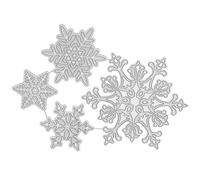 Oumefar Artigianato Fustellatura a Forma di Fiocco di Neve Fustellatura in Acciaio al Carbonio Fai da Te Album Fotografico Forniture per la Decorazione della Carta