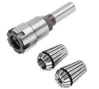 Oumefar Asta di Prolunga per Fresa con Mandrino Portapinza Utensile CNC in Acciaio Ad Alta velocità per Rifilatrice, Fresatrice Elettrica per Legno (set 3 pezzi)