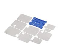 Oumefar BGA Reball Stencil Forte Modello Magnetico Ad Alta Precisione per 13 Pro Max Kit di Riparazione 10 Pezzi