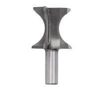 Oumefar BiT del Router di Bullnosio, Gambo 1/2 "diametro per Tallone 1-1/4", Bordo a metà Rotondo in Acciaio Tungsteno per Lavorazione del Legno, Mobili, Mobili