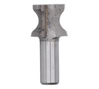 Oumefar Bit Router a Bullone 1/2 Pollice, Bordo a metà Rotondo a Punta in Carburo per Porte del Mobile, Tavoli, Raggio 1/2 ", Gambo 1/2", CNC e Router Portatile