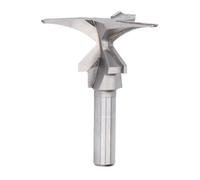 Oumefar Bit Router Integrato per Flessione per R50 1/2 Pollice Gambo 3 Flauto di Fresatura in Legno per il Pannello di Spessore 20-36 Mm