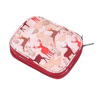 Oumefar Borsa Portaoggetti per Maglia, Borsa Portaoggetti per Uncinetto, Barile Grande Leggero Facile da Trasportare, per Accessori per Strumenti da Cucire con Ago (Borsa corta