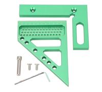Oumefar Carpenter Square Righere con Perno di Localizzazione, Strumento di Misurazione in Legno in Lega di Alluminio, Righello Scriva in Scala di Pollici