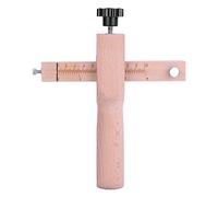 Oumefar Cinturino in Pelle Cinghia Cutter Regolabile , Pelle Strumento di Taglio in Legno Fai da te Mano Artigianato Taglierine con 5 Lame per Cintura in Pelle Utilityknife