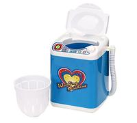Oumefar Cleaner per Utensili Cosmetici per Toying Mini Lavatrice Elettrica per la Lavatrice per la Pulizia della Spazzola per Bambini in Plastica 10 X 8 X 11 Cm (Blu)
