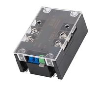 Oumefar Controller di Avviamento Graduale Modulo di Avviamento Motore Accessorio Elettrico Base in Alluminio Avviatore Motore Monofase Bifase per Veicolo con Ventola Pompa Acqua (Modulo ottico)