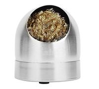 Oumefar Design a Cupola Facile Pulire Rame Lega di Acciaio Filo Sfera per Saldatura Punta per Saldatura Detergente per Punte per Saldatore per la Pulizia Punte per saldatori(Silver)