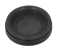Oumefar Diaframma Regolabile con Apertura Dell'iride da 1,5 a 29 Mm di Diametro Interno con Filettatura da M42 a M42 Condensatore Ottico per Microscopia Fotografica 55 Mm di Diame