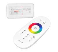 Oumefar Dimmer Tattile LED RGBW, Controllo Wireless 2.4G | Materiale ABS, supporta la regolazione del colore RGB, adatto per l\'illuminazione con strisce LED