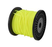 Oumefar Filo per decespugliatore, 3,0 mm, robusto e rotondo, per la maggior parte dei tosaerba, filo di nylon per erbe e erbacce spesse (50 m/164 piedi)