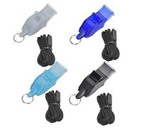 Oumefar Fischietto da arbitro, fischietto per delfino, con suono forte e penetrante, leggero, con scatola portaoggetti per allenamento