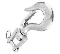 Oumefar Gancio di Sollevamento Girevole in Acciaio Inossidabile 304, con Ampio Limite di Carico di Lavoro, per Attrezzature Minerarie Metallurgiche, 650 Kg/1000 Kg (650kg)