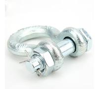 Oumefar Grillo di Ancoraggio Tipo Ad in Acciaio Legato per Carichi Pesanti per Strumento Hardware di Sollevamento di Carico 2T, 3,25t, 4,75t, 6,5t Zincato per Operai Edili (2T (2 Pezzi Venduti per