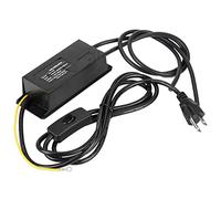 Oumefar Il nero elettronico 146x57x40mm dell'ABS di alto potere del trasformatore 30mA della luce al neon per l'installazione all'aperto dell'interno