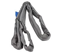 Oumefar Imbracatura di Sollevamento Rotonda Morbida, Design a Doppio Anello, Peso di Carico Ad Alta Resistenza 4T, Cinghie Ad Anello PES di Larghezza 85 Mm per Porte di Trasporto Grigie (#3)