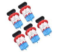 Oumefar Interruttore Automatico Miniaturizzato Elettrico, Perno di Bloccaggio, Blocco Isolamento Interno per Zona di Isolamento Energetico Industriale, 5 Pezzi