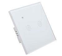 Oumefar Interruttore WiFi Intelligente con Funzione di Controllo Remoto | Controllo tramite app mobile, compatibilità vocale con Home, materiale durevole ABS + PC, accesso remoto da qualsiasi