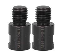 Oumefar Kit Adattatore di Smerigliatrice Angolare 2 Pcs, Attaccamento Convertitore Filo Statunitense 5/8in-11 Maschio/femmina a M14 per Pezzi (M14 maschio a 5/8in-11 femmina)