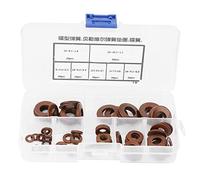 Oumefar Kit assortimento guarnizioni rondella a Disco per Molle di Compressione in 7 Misure