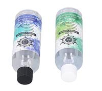 Oumefar Kit di Resina Epossidica Trasparente Cristallina, Autoantischiuma, Lucida, per Colla e Lavorazione del Legno in Resina, 100 Ml X 2 Bottiglie