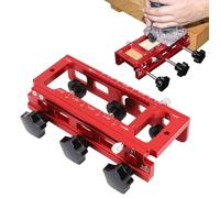 Oumefar Kit Modello Cerniera per Porta per Fresatrice Cerniera per Porta per Fresatrice Modello per per Dispositivo in Alluminio con Modelli di Piastre di Chiusura