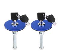 Oumefar Kit Perno Chiave Serratura Coperchio Cofano Motore Universale per Auto Perno di Chiusura di Sicurezza per Carichi Pesanti in Lega di Alluminio Ad Alta Resistenza (Blu)