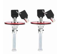 Oumefar Kit Perno Chiave Serratura Coperchio Cofano Motore Universale per Auto Perno di Chiusura di Sicurezza per Carichi Pesanti in Lega di Alluminio Ad Alta Resistenza (Rossa)