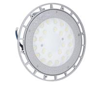 Oumefar Lampada Antideflagrante a LED 5000K 50W 5500lm Ad Alta luminosità, Impermeabile, in Vetro Temperato, Rotonda, Illuminazione Industriale per Magazzino, Fabbrica, Officina, Tunnel