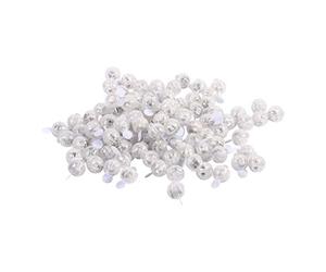 Oumefar Lampade a Sfera a Led Rotonde da 100 Pezzi Luci a Palloncino Lanterna Mini Luci a LED Lampada a Sfera Flash Senza Fili Decorazione per Feste di Matrimonio di Natale(colorato)