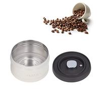 Oumefar Lattine di caffè Sottovuoto, Contenitore per caffè Ermetico Impilabile in Acciaio Inossidabile di Grande Diametro da 750 Ml per L'ufficio della del Bar di Casa (750ML)