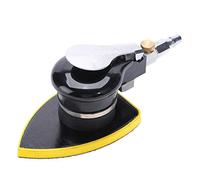 Oumefar Levigatrice pneumatica Triangolare Portatile 1 pz 12000 RPM Levigatrice pneumatica ad Alta velocità di Rotazione Levigatrice pneumatica per levigatura(90 * 130 mm)