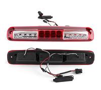 Oumefar Luce LED per Terzo Freno a Montaggio Alto con Lampada Posteriore Super Brillante Rosso Bianco Nero ABS Plug Play Direct Fit per 1500 2500 3500 1999 2006 HD Classic (Bianco e Rosso)